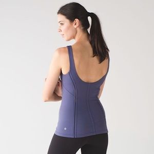 LULULEMON Sculpt It Tank, Greyvy - Sz. 8   •VGUC•